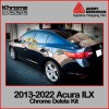 Avery Supreme Wrap Chrome Delete Vinyl fitting the 2013-2022 Acura