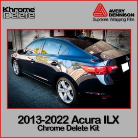 Avery Supreme Wrap Chrome Delete Vinyl fitting the 2013-2022 Acura ILX
