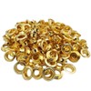 100 Sets Grommet Kit,Gold Grommets Eyelets Kit,3MM Metal Eyelets Grommets
