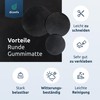 diconfa Round Rubber Mat SBR – Diameter: 0.1 m to