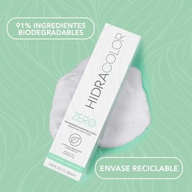 HIDRACOLOR - Tinte Permanente para Cabello Zero Color 8 Rubio Claro 90 ml, sin Amoníaco, Cubre Canas, con Miel y Aloe Vera, Gran Duración y Humectación, Coloración Cabello, Aporta Sedosidad y Brillo