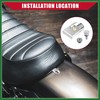 Motoforti Motorcycle Seat Bolt with Cover Nut for Harley /