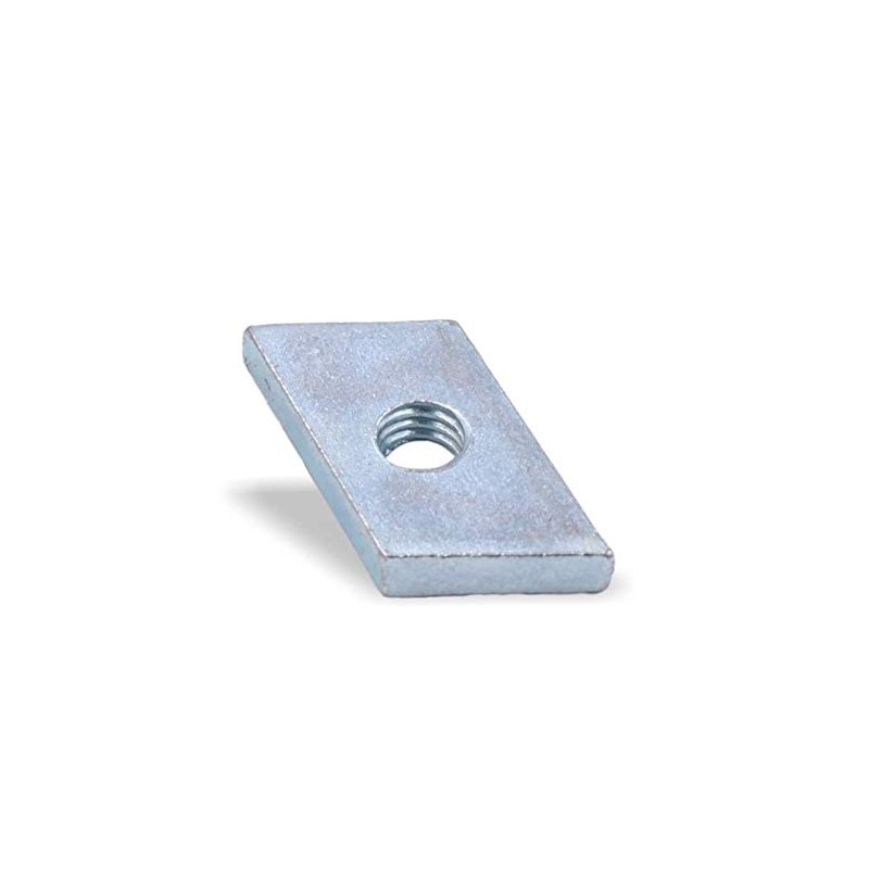 Slot Nut | Threaded Plate Rhombus 20 x 13 x
