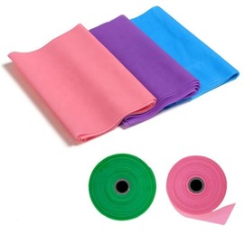 Set de Ligas de Resistencia para Ejercicio 3 Piezas Rosa Azul Morado para Entrenamiento de Fuerza, Pilates, Glúteos, Culturismo, Yoga | Ideales para t