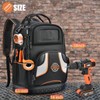 Backpack Tool Bag - Heavy Duty Tool Backpack for Men,