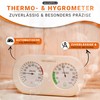 WASSERFELD® Sauna Thermometer Hygrometer [2in1 Funktion] Präzises Saunathermometer für eine