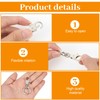 2 Pack Lobster Clasp Keychain Hooks - Double Opening Keychain
