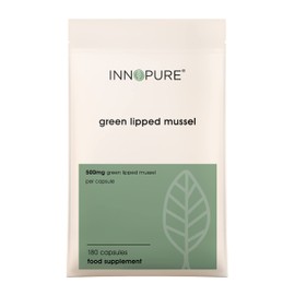 INNOPURE Green Lipped Mussel 500mg (180 Capsules) 100% Pure, No Fillers or Binders, High Grade, New Zealand Sourced - UK Made by Innopure