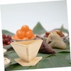 KICHOUSE Wooden Food Molds Rice Dumpling Molds Set Handmade Simple