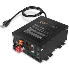 55 Amp RV Converter, 110Vac to 12Vdc Power Converter & Battery Charger with 4 Stage Smart Charging, 13V to 16.5V Operating Range, Replace for PM4 55A, WF-9800 Series