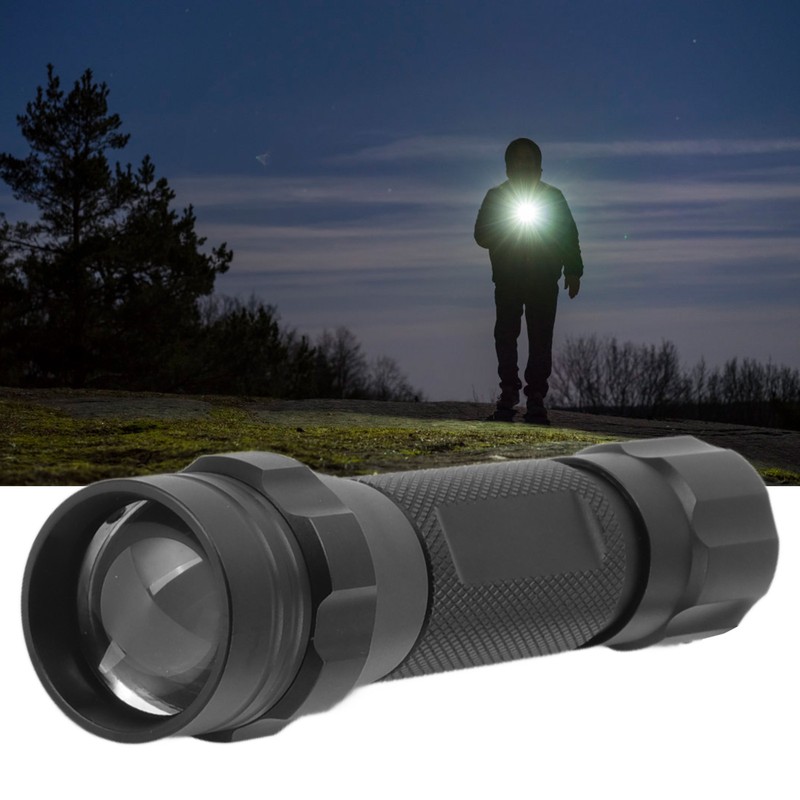 IR LED Flashlight Weatherproof Zoomable 850nm Infrared Flashlight for Hunting