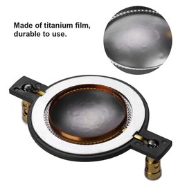 Fdit 44.4mm Tweeter Voice Coil, Universal Replacement Diaphragm High Pitch Horn Sound Voice Coil Horn Accessories, Power 50-120W