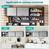 Metal Wall Cabinet with Up-Flip Door, 21.7" H Mounted Storage