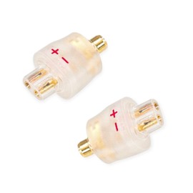 okcsc 0.78/0.75 Dual Pin Cable to MMCX Male Adaptor Work for 0.78/0.75 2 Pin Cable Connected with Shure MAGAOSI K5 LZA4 A5 se215 se315 SE535 846 425 Transparent