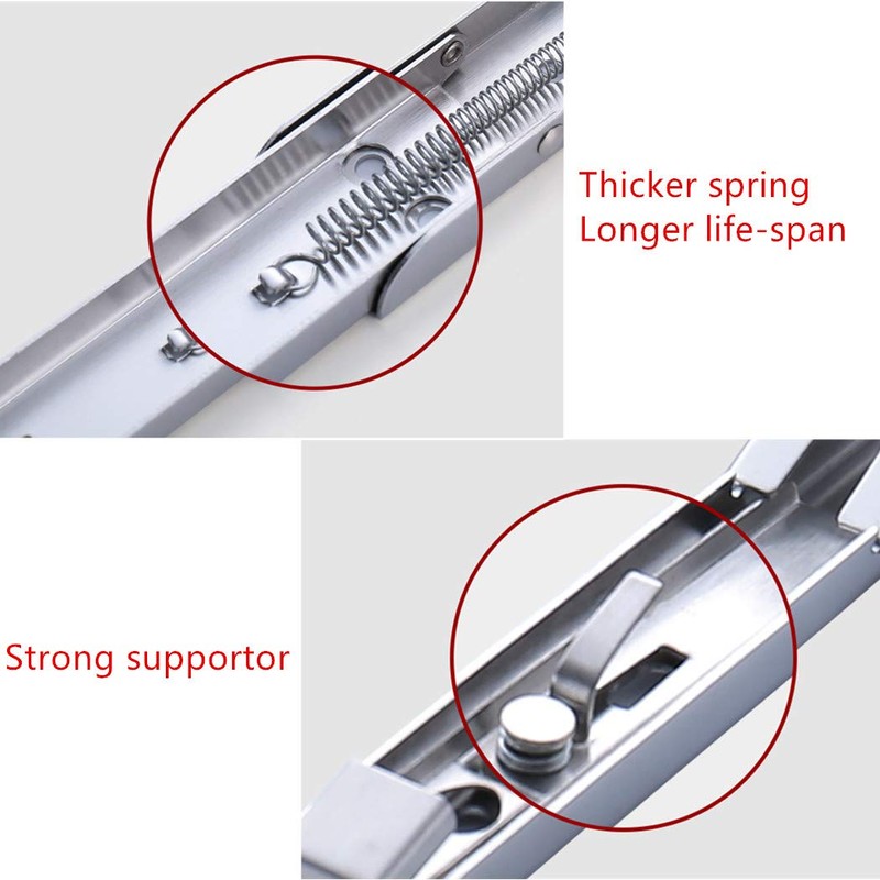 8 Inch Foldable Shelf Brackets High Performance Stainless Steel Load