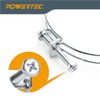 POWERTEC 70101 4 Inch Double Wire Hose Clamp with bolt,