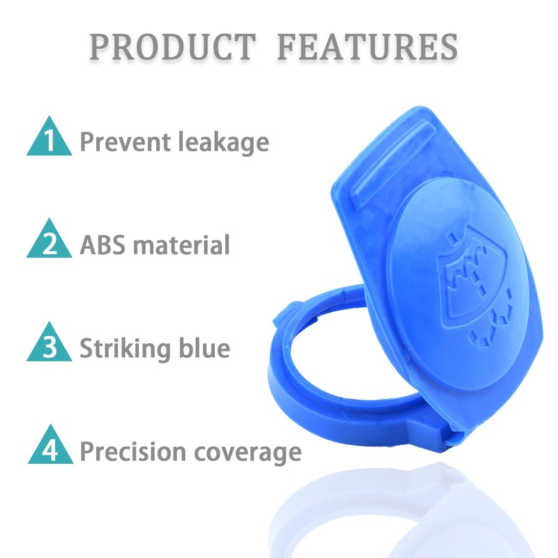 Huli 1Pc Washer Fluid Cap Durable Windshield Wiper Fluid Cap