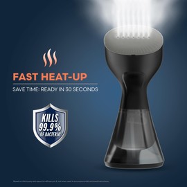 Conair Compact Garment Steamer for Clothes, Small Size Tackles Big Wrinkles with Fast Heat Up