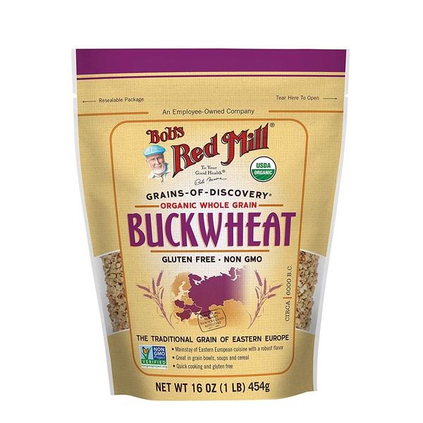 Organic Gluten Free Buckwheat Groats, 16 Ounce (Pack of 1)