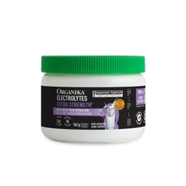 Organika Electrolytes Extra-Strength Powder- Unflavoured- High in Sodium for Sports Recovery - Sugar-Free + Calorie-Free + Stevia-Free Hydration and Electrolyte Replenishment - 162g - 45 servings