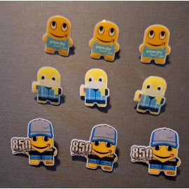 3 x 3 new peccy pins for your collection!  1B6