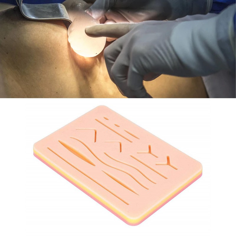 Suture Practice Pad 3 Layers Food Grade Silicone Odorless High