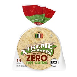 Ole Mexican Foods Olé Xtreme Wellness® Street Taco ZERO Net Carbs - 4.5" 10.8 oz. 14 Ct - 4 Packs