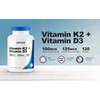Nutricost Vitamin K2 (MK7) (100mcg) + Vitamin D3 (5000 IU)