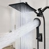 Shower Head,8”Rain Shower Head with Handheld Spray Combo and Adjustable
