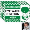 Emergency Eye Wash Station Sign Emergency Eyewash Station Sticker Labels