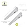 Fox Run Bag Clips, Set of 2 Stainless Steel Kitchen