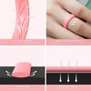 ThunderFit - Alianzas de boda de silicona para mujer, diseño