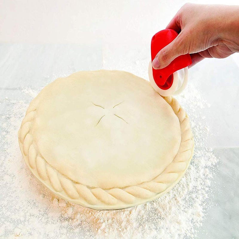 Fundeal Pastry Wheel Cutter and Decorator - Beautiful Pie Crust