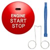 RiNan. Universal Car Engine Start Push Switch Button Cover Toyota