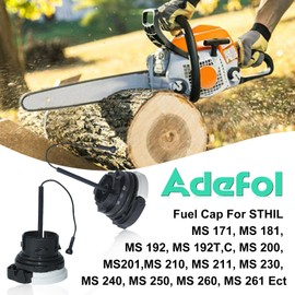 ADEFOL 2 Fuel Cap and 2 Oil Caps Oil Cap for Chainsaw MS210 MS230 MS240 MS250 MS260 MS192 MS211 MS171 MS181 MS200 MS360 Oil Filling Cap