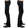 Wornstar Hellraiser Side Button Jeans - Black