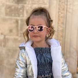 Kiddus Polarised Sunglasses Baby Girls & Baby Boys, Children 8-24 Months, Children's Sunglasses 1 Year, 100% UV Protection, Flexible Frame, Travel Accessories, 12