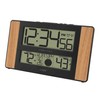 La Crosse Technology Atomic Digital Clock with Outdoor Temperature, Wood