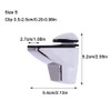 Brackets for Glass Floating Shelves Glass Support Holder Adjustable Shelf