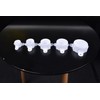 PVC Flange Cap for Pipes 3/4" (10-Pack), Furniture-Grade Table Leg