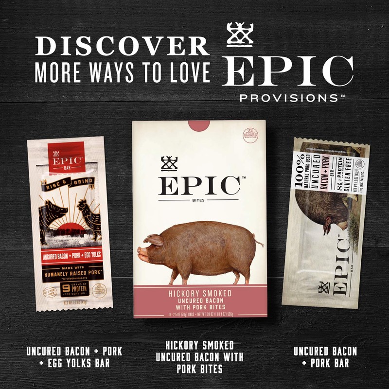 EPIC Pink Himalayan Salt Pork Rinds, Keto Consumer Friendly, 4Ct
