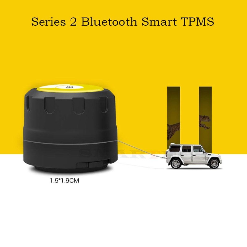 Zmart Android iOS Compatible TPMS Bluetooth 4.0 Tire Pressure Monitoring