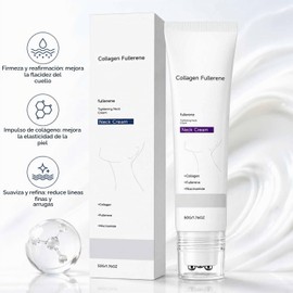 Magic Collagen Fullerene Neck Cream - Neck Skincare with Collagen Peptides, Tighten and Lift Firming Neck Cream for Crepey Skin, Deep Hydrating Skin Care for Smooth & Radiant Complexion (1Pcs)