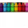 KFMX 12 Vaso Mini Forma De Lapizcrayola Dulcero Crayonchelita