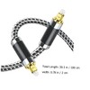 OSALADI Optical Audio Cable High Fidelity for Amplifiers Speakers Wear-Resistant