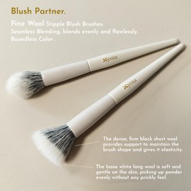 Double-Layer Goat Hair Blush Brush Set