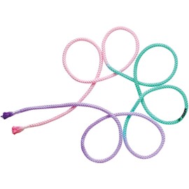Sasaki M280GF Rhythmic Gymnastics Tools 3 Color Rope, Certified by the Japanese Gymnastics Association, Light Pink x Peppermint Green x Lavender