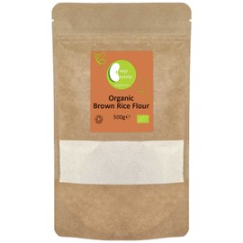 Organic Brown Rice Flour - Certified Organic - by Busy Beans Organic (500g)