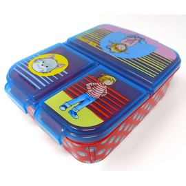 Conni Children's Lunch Box with 3 Compartments, Lunch Box, Bento Lunch Box for Children - Ideal for School, Nursery or Leisure