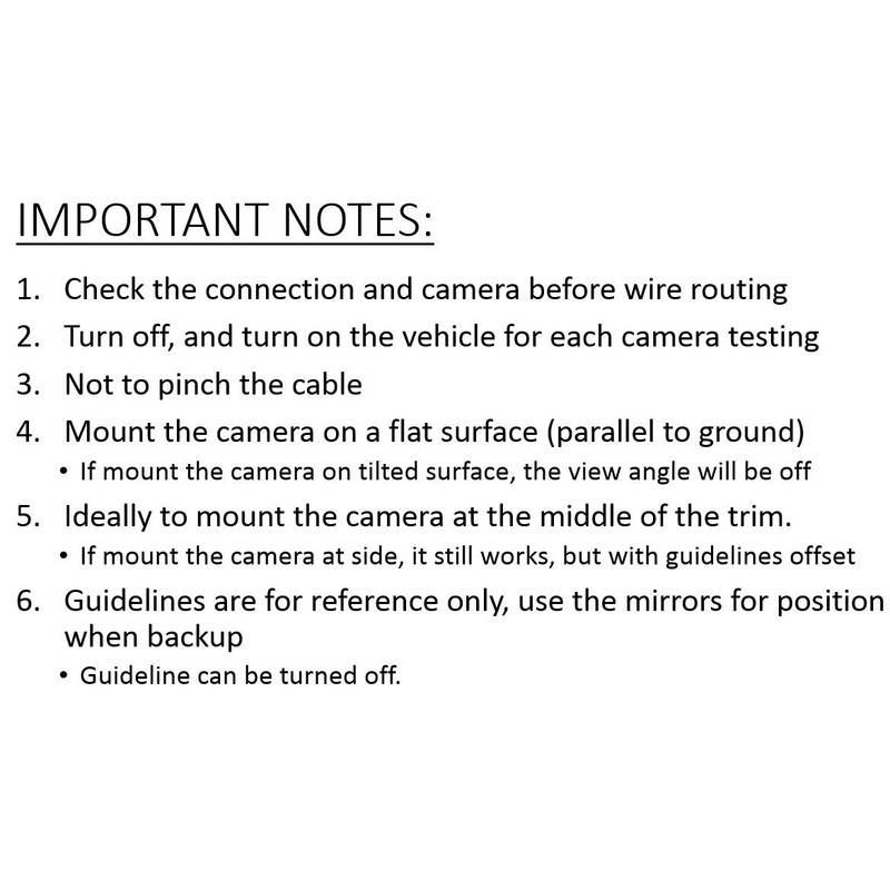 PYvideo Rear Backup Camera Kit for Scion (2012-2015) for Factory